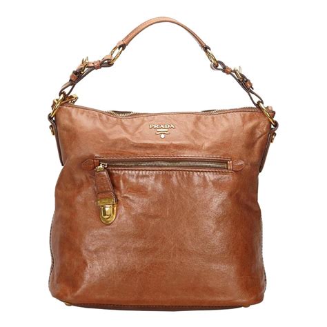 prada vintage bag brown|authentic pre owned prada handbags.